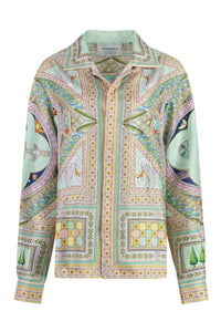 Printed silk shirt